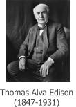 Thomas Alva Edison  (1847-1931)